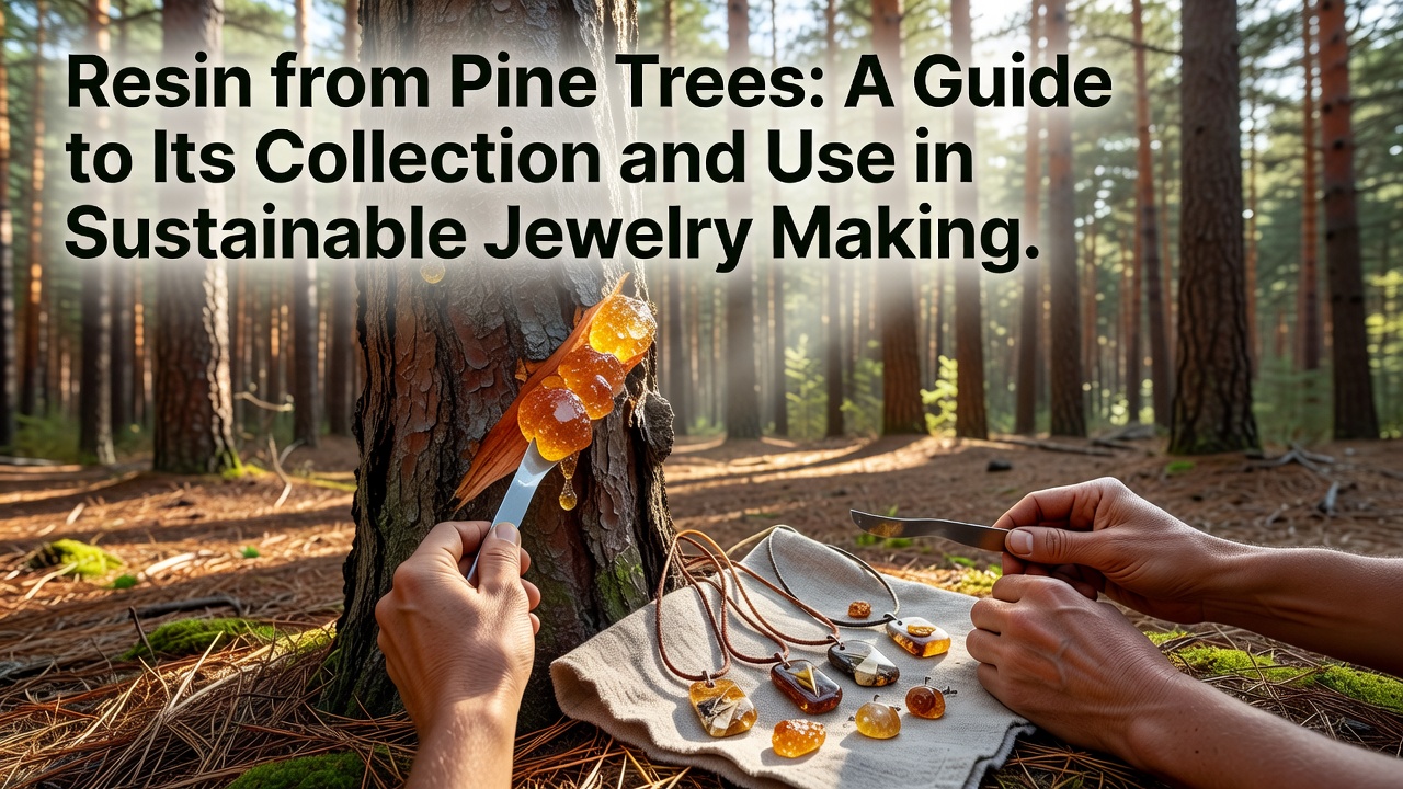 Resin from Pine Trees: A Guide to Its Collection and Use in Sustainable Jewelry Making